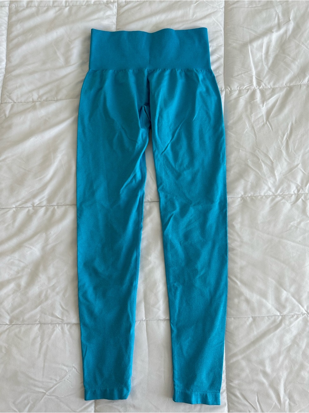 NVGTN Teal “Caribbean” High-Waist Seamless Contour Leggings